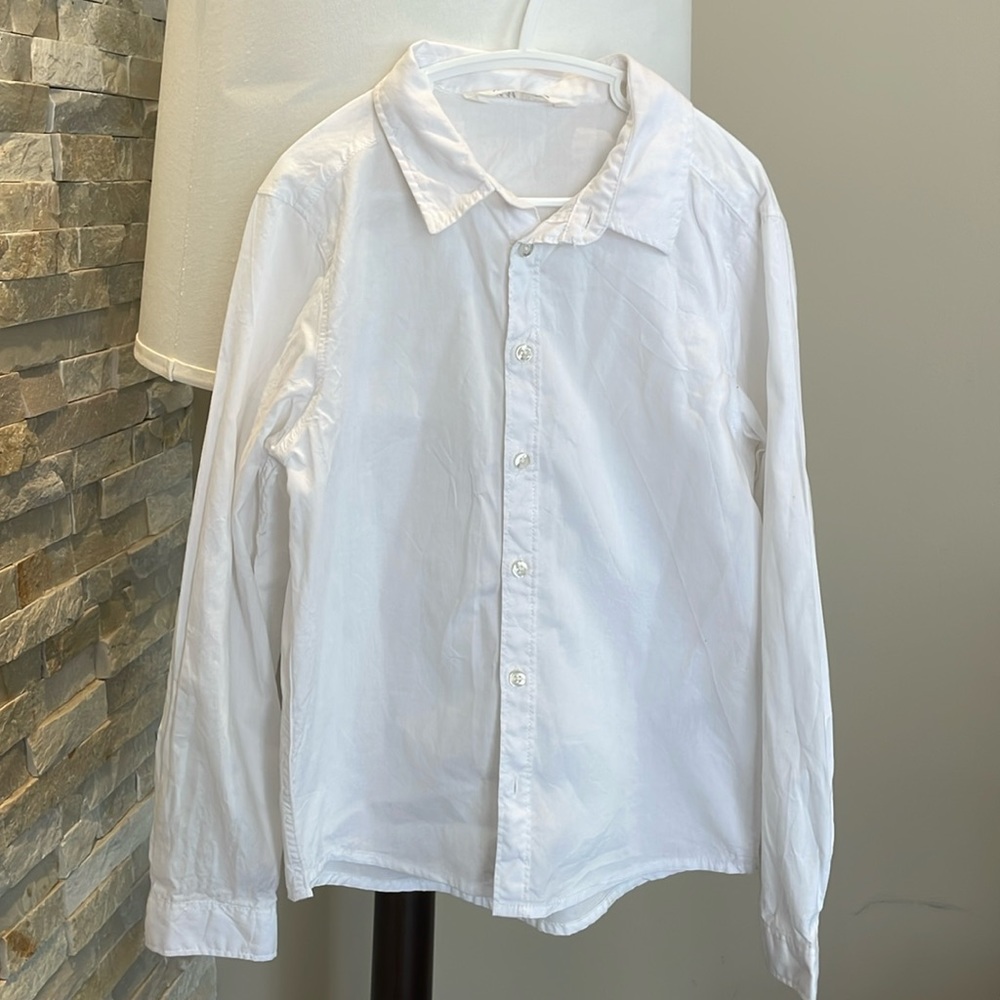 5/$25 H&M white button down shirt